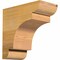 Ekena Millwork New Brighton Rough Sawn Rafter Tail, Western Red Cedar, 6"W x 12"H x 12"L RFT06X12X12NEB00RWR - alternate 1